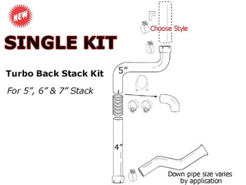 1994-97-Ford-7.3L-4-inch Single-Stack-Kit 1994-97-Ford-7.3L-4-inch Single-Stack-Kit