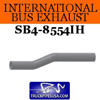 1686801C1 International Bus Pipe 3 Bend 3.5" OD-OD ALZ 1686801C1 International Bus Pipe 3 Bend 3.5" OD-OD ALZ