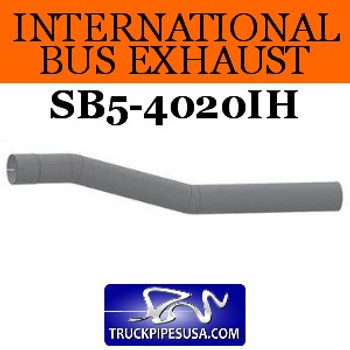 4591909R1 International Bus Pipe 2 Bend 3.5" ID-OD ALZ 4591909R1 International Bus Pipe 2 Bend 3.5" ID-OD ALZ