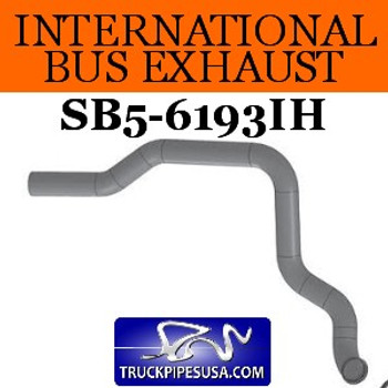 2036193C2 International Bus Pipe 6 Bend 3.5" OD Flared End ALZ 2036193C2 International Bus Pipe 6 Bend 3.5" OD Flared End ALZ