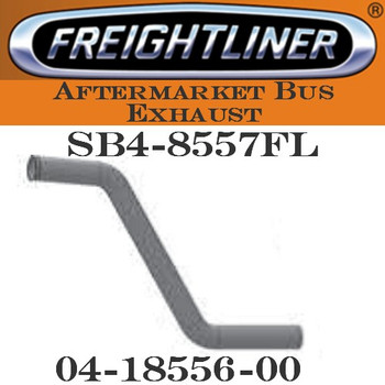 04-18556-000 3" Freightliner Bus Exhaust 2 Bend OD/FLARE ALZ 04-18556-000 3" Freightliner Bus Exhaust 2 Bend OD/FLARE ALZ