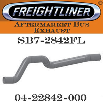 SB7-2842FL 4" Freightliner Bus Exhaust 6 Bend OD-OD ALZ SB7-2842FL 4" Freightliner Bus Exhaust 6 Bend OD-OD ALZ