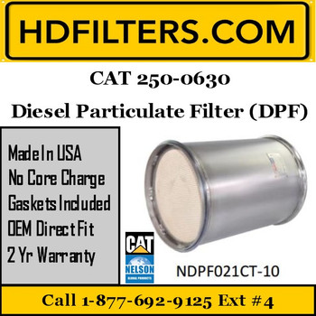 250-0630 CAT C9 DPF Diesel Particulate Filter 250-0630 CAT C9 DPF Diesel Particulate Filter