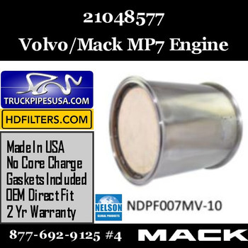 21048577 Volvo/Mack DPF for MP7 Engine 21048577 Volvo/Mack DPF for MP7 Engine