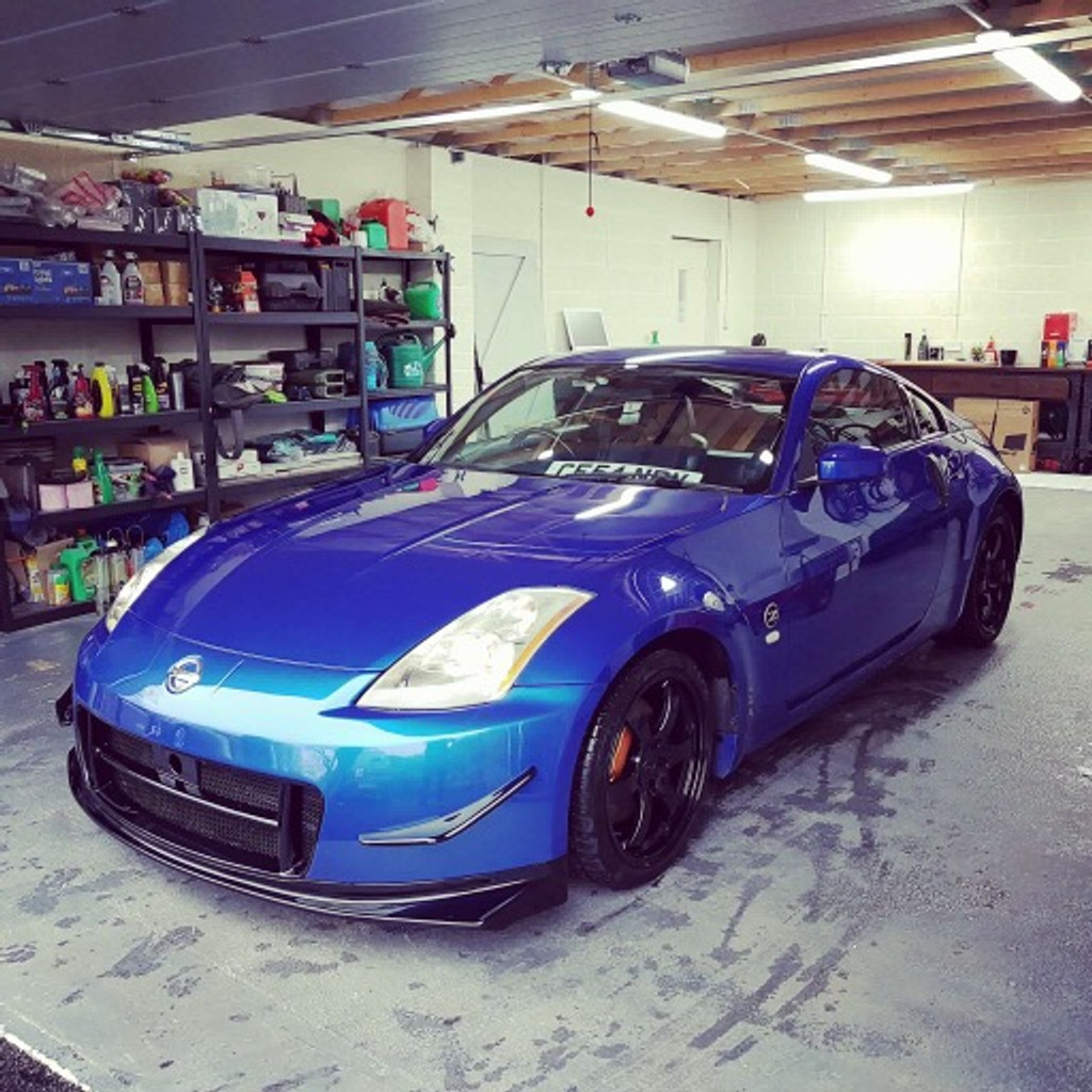 Nissan 350Z Z33 Nismo N2 Style Front bumper with canards ...