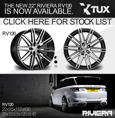 22" Riviera RV120 Alloy Wheels