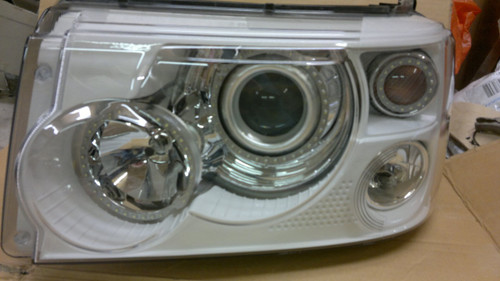 Range Rover Sport Headlight Conversion painted internals