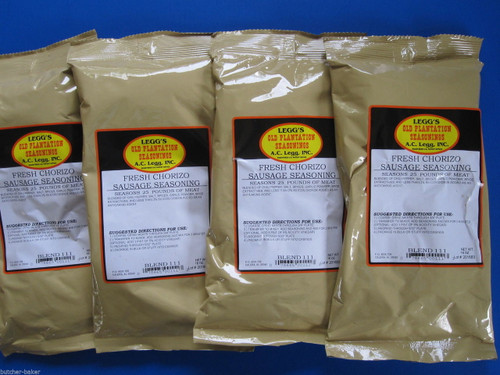 Leggs Chorizo Sausage Seasoning for 100 lbs of beef pork elk venison