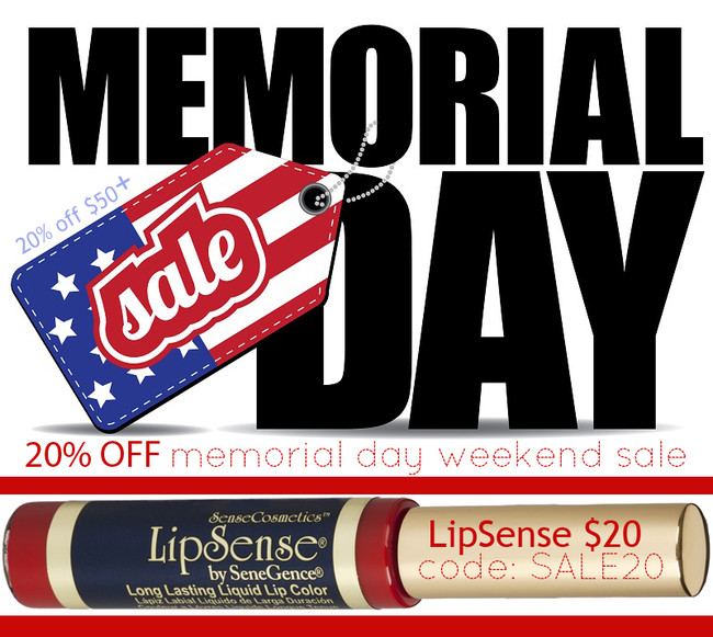 Memorial Day LipSense SALE 20% off $50+ (LipSense $20!)