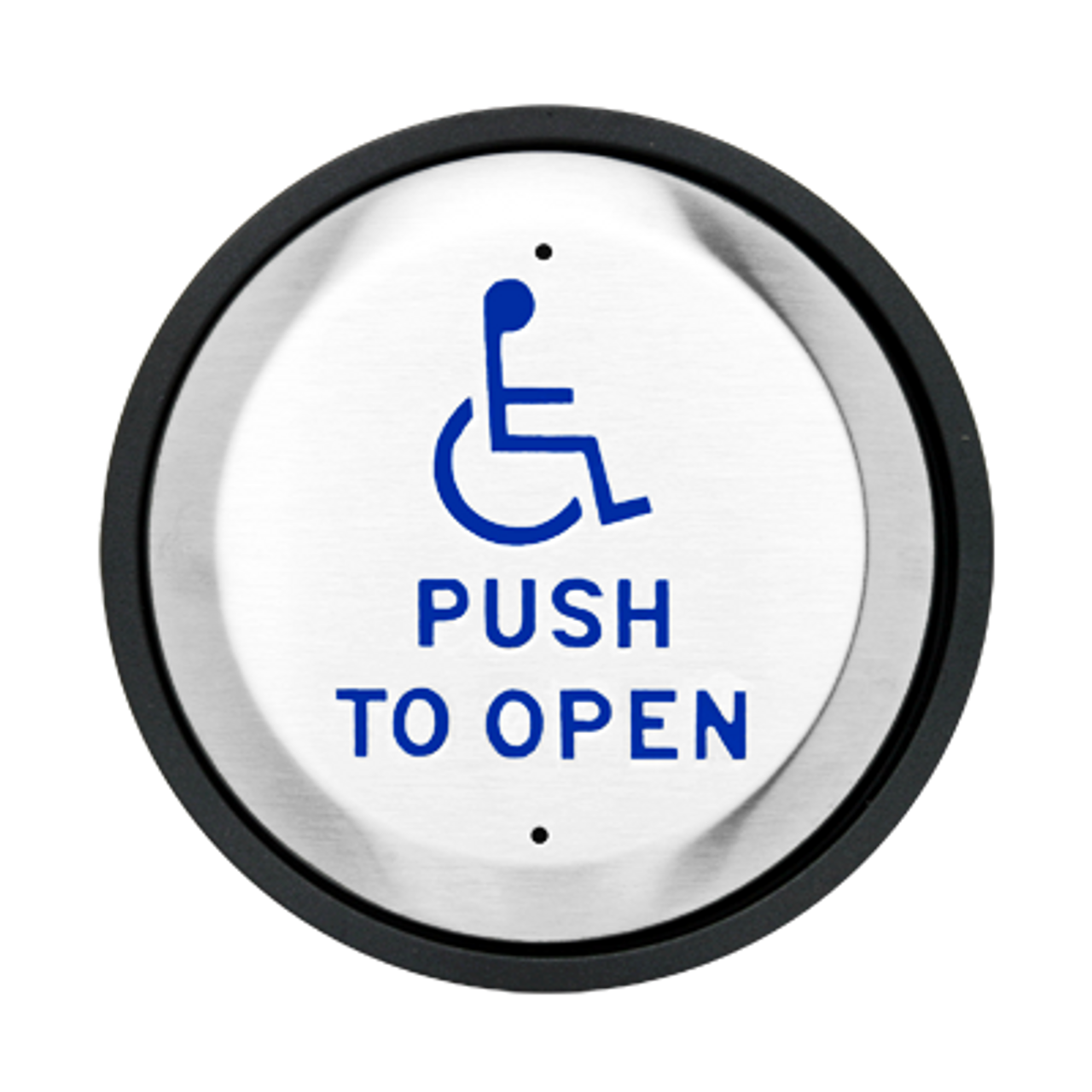 Handicapped Door Button & Stanley Closers CL4163 4.5 Square Stainless