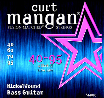 40-95 Nickel Wound Extra Light 4-String Bass Set 40-95 Nickel Wound Extra Light 4-String Bass Set