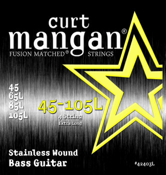 45-105 Extra Long Stainless 4 String 45-105 Extra Long Stainless 4 String
