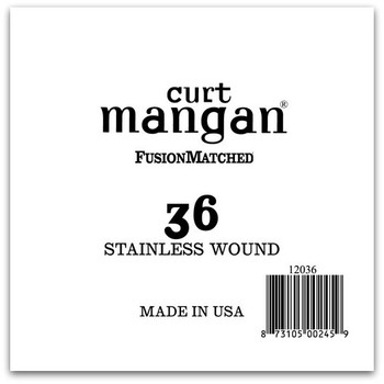 36 Stainless Wound Ball End Single String 36 Stainless Wound Ball End Single String