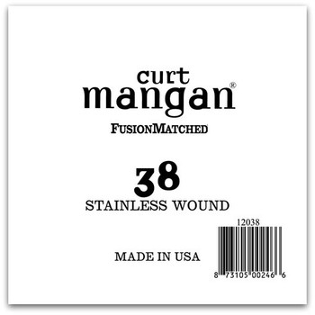 38 Stainless Wound Ball End Single String 38 Stainless Wound Ball End Single String