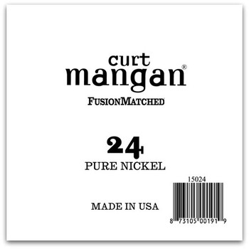 24 Pure Nickel Wound Single String 24 Pure Nickel Wound Single String