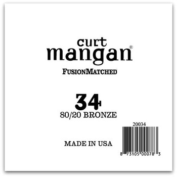 34 80/20 Bronze Single String 34 80/20 Bronze Single String
