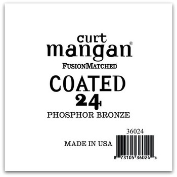 24 PhosPhor Bronze COATED Single String 24 PhosPhor Bronze COATED Single String
