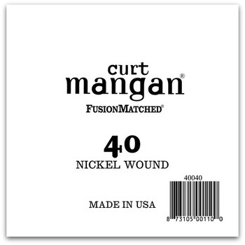 40 Nickel Wound Bass Single String 40 Nickel Wound Bass Single String