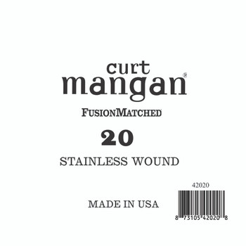 20 Stainless Wound Bass Single String 20 Stainless Wound Bass Single String