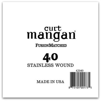 40 Stainless Wound Bass Single String 40 Stainless Wound Bass Single String