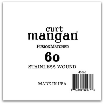 60 Stainless Wound Bass Single String 60 Stainless Wound Bass Single String