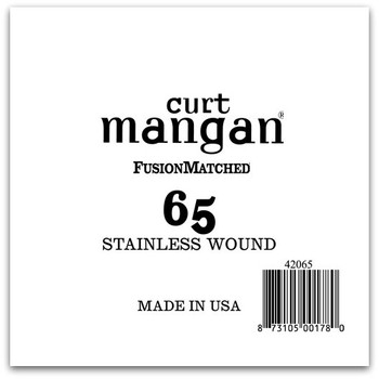 65 Stainless Wound Bass Single String 65 Stainless Wound Bass Single String