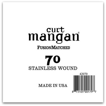 70 Stainless Wound Bass Single String 70 Stainless Wound Bass Single String