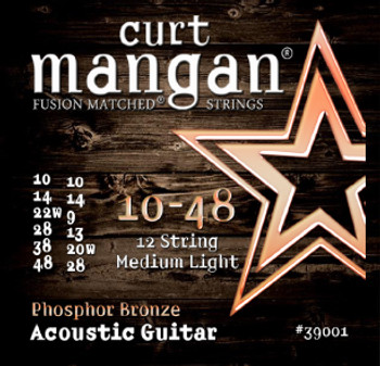 10-48 12-String Med-Light PhosPhor Bronze 10-48 12-String Med-Light PhosPhor Bronze