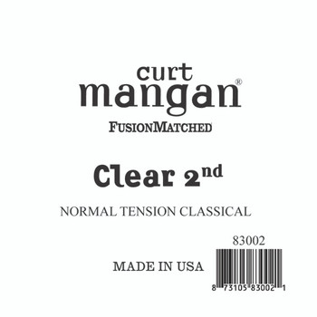 Clear 2nd Normal Tension Single String Clear 2nd Normal Tension Single String