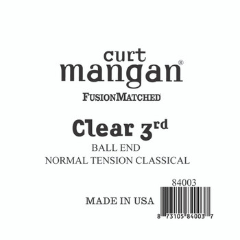 Clear 3rd Ball End Normal Tension Single String Clear 3rd Ball End Normal Tension Single String