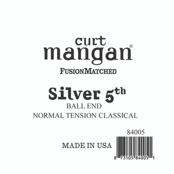 Silver 5th Ball End Normal Tension Single String Silver 5th Ball End Normal Tension Single String