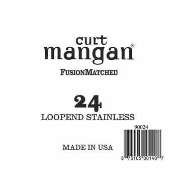 24 Loop End Stainless Wound Single String 24 Loop End Stainless Wound Single String