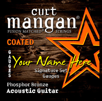 8 X COATED Phosphor with Wound 3rd Custom Guitar String Sets 8 X COATED Phosphor with Wound 3rd Custom Guitar String Sets