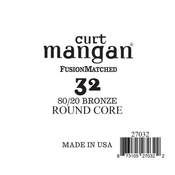 32 80/20 Bronze ROUND CORE Single String 32 80/20 Bronze ROUND CORE Single String