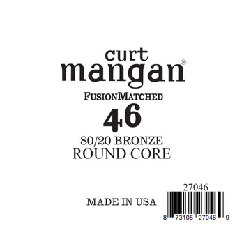 46 80/20 Bronze ROUND CORE Single String 46 80/20 Bronze ROUND CORE Single String