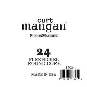 24 Pure Nickel ROUND CORE Single String 24 Pure Nickel ROUND CORE Single String
