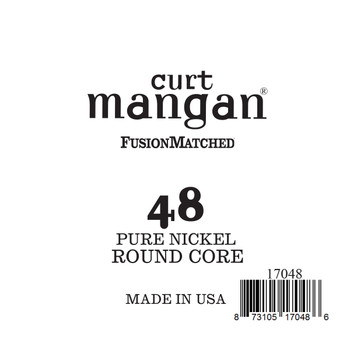 48 Pure Nickel ROUND CORE Single String 48 Pure Nickel ROUND CORE Single String