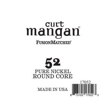 52 Pure Nickel ROUND CORE Single String 52 Pure Nickel ROUND CORE Single String