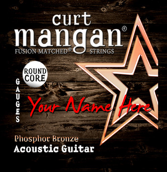 8 X Phosphor Bronze ROUND CORE Wound 3rd 6-String Custom Guitar String Sets 8 X Phosphor Bronze ROUND CORE Wound 3rd 6-String Custom Guitar String Sets