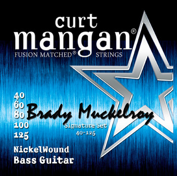 Brady Muckelroy Custom 40-125 5 String Set Brady Muckelroy Custom 40-125 5 String Set