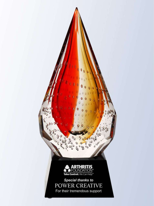 Free engraving on crystal base Free engraving on crystal base