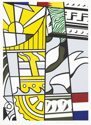 BICENTENNIAL PRINT BY ROY LICHTENSTEIN