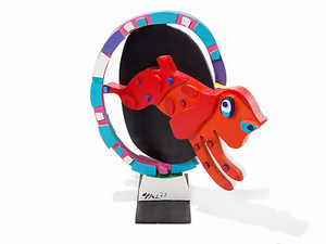 JUMPING DOG BY KAREL APPEL