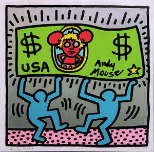 ANDY MOUSE III BY KEITH HARING