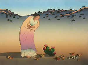 FLOWERS OF LOS LUNAS 1987 BY R.C. GORMAN