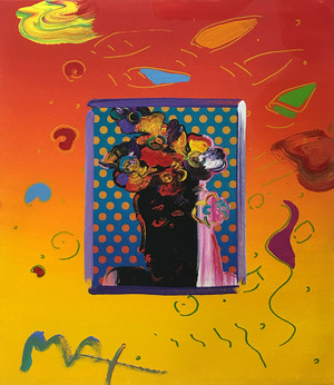 ROSEVILLE (OVERPAINT) BY PETER MAX