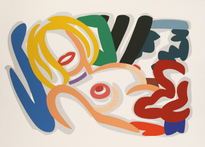 BIG BLONDE WITH CHOKER BY TOM WESSELMANN