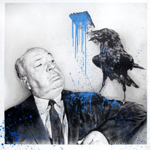 iHITCHCOCK (BLUE) BY MR. BRAINWASH