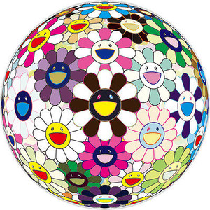 FLOWERBALL BROWN 2010 BY TAKASHI MURAKAMI