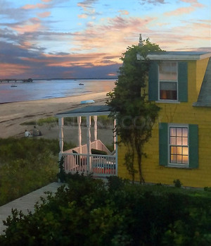 SUNSET AT THE BEACH BY SCOTT PRIOR